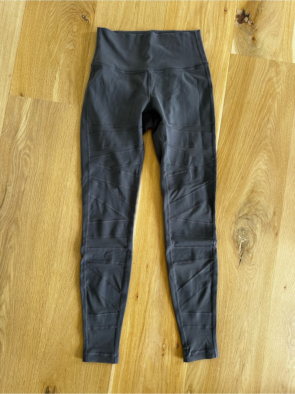 Lululemon Wunder Under Tech Mesh Leggings - Charcoal gray